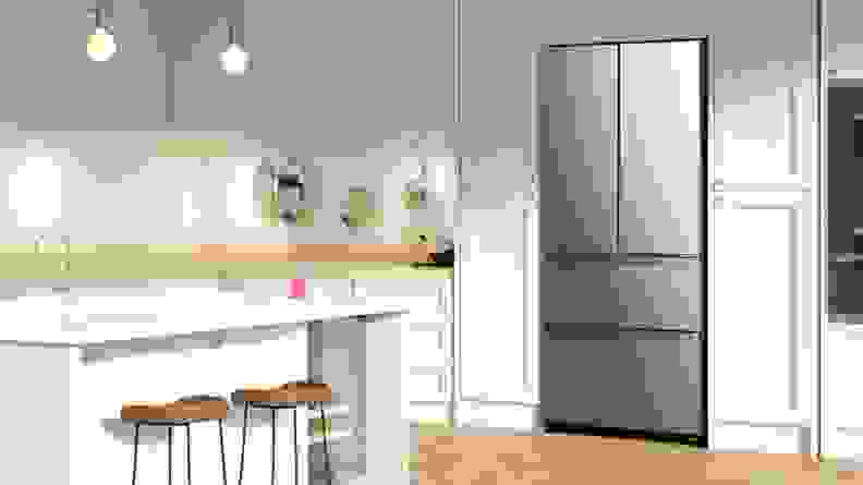 Hisense HRM145N6AVD standing in a modern kitchen