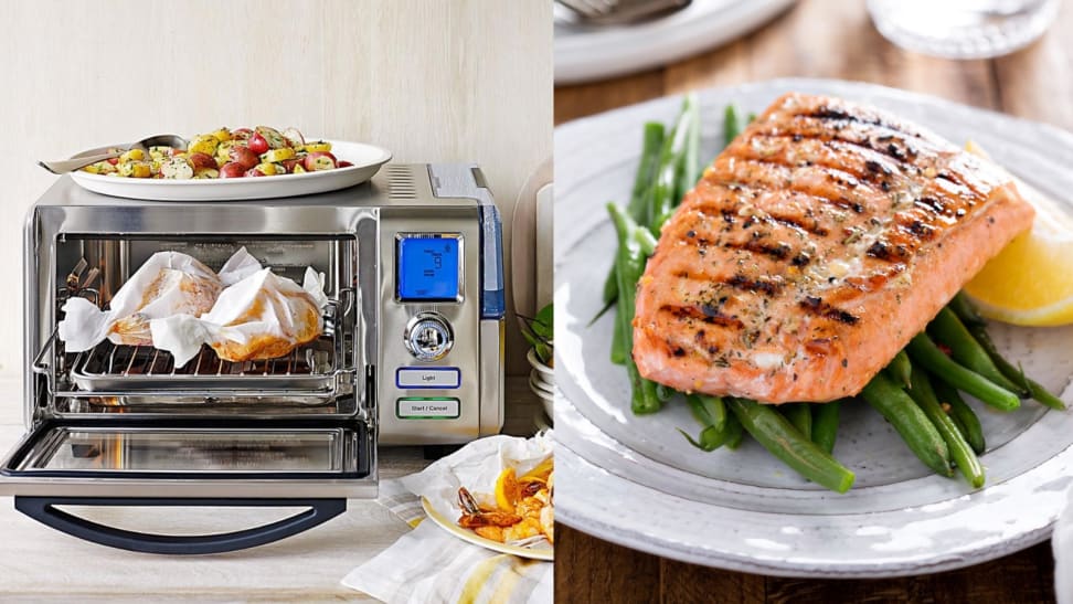 Cuisinart steam oven with salmon