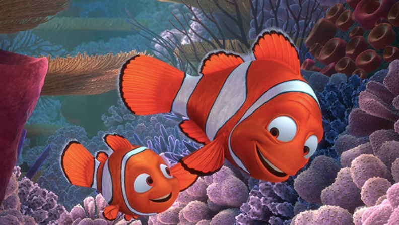 Nemo and Marlin from "Finding Nemo"